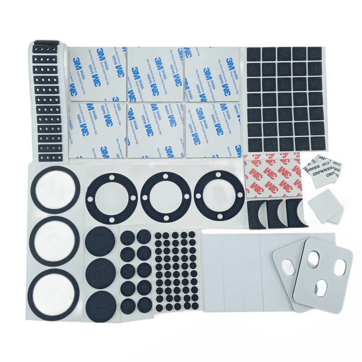Custom Pre-Cut Industrial EVA Foam Tape Heat-Resistant Shock Absorption Flame Retardant Hot Melt Die-Cutting Cushioning
