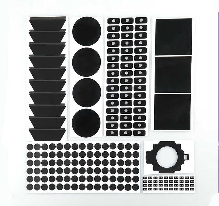 Die Cut Black Single Sided Silicone Adhesive Rubber Sealing Removable Self-Adhesive Silicon Gasket