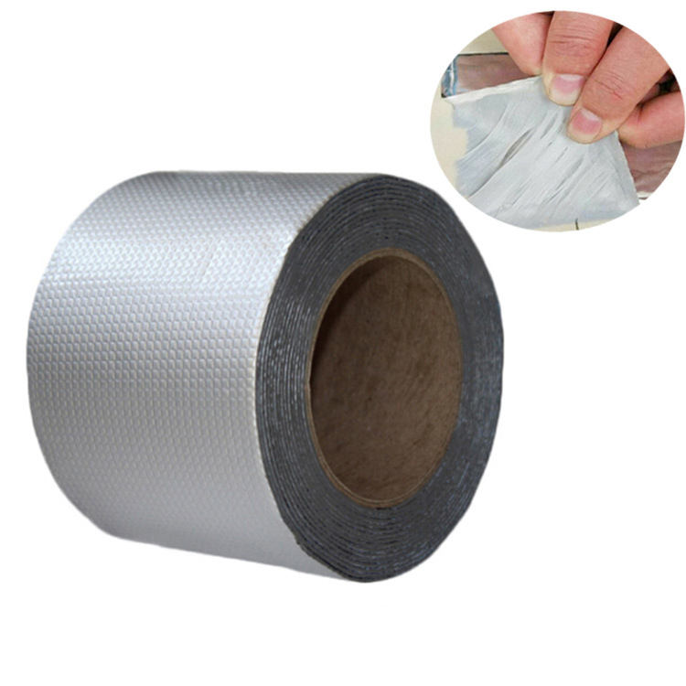 Butyl Putty Tape Heavy Duty and Leak Proof Aluminum Foil Rubber Tape for RV Repair,Window,Boat Sealing,Glass and Roof Patching