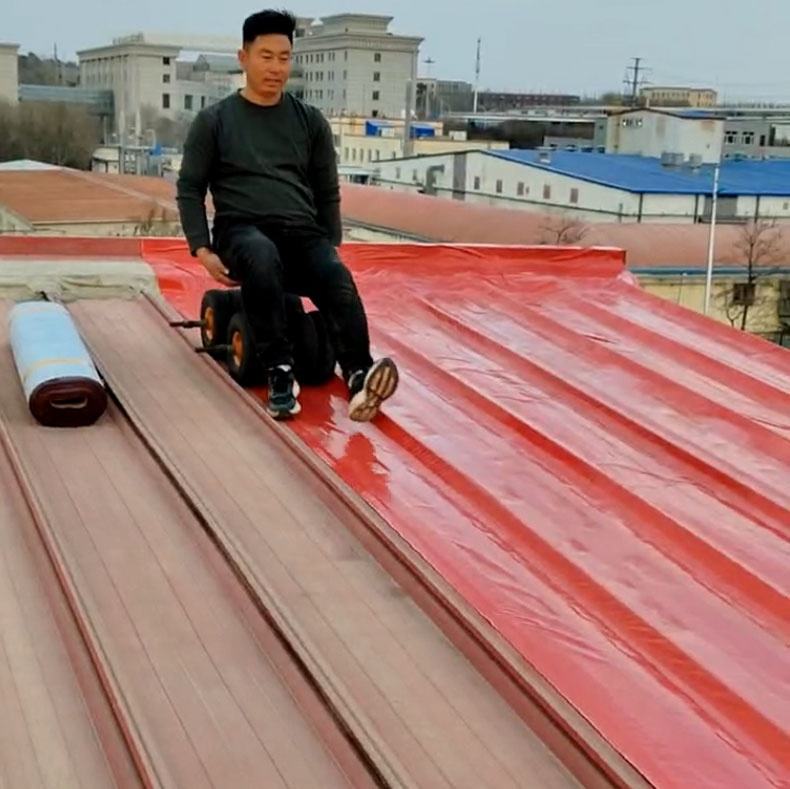Leakage Repair Roof Waterproof Tape Self-adhesive Insulation Suitable for Metal Surface Steel Structure Roof