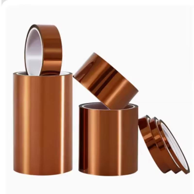Amber Insulation Anti-static Die Cutting Heat Transfer Tape Polyimide Film Silicone Adhesive Tape for High Temperature Masking