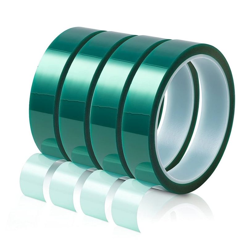 Multiple Colour Red Blue Green Polyester Silicone Adhesive Tape Burly Polyester PET Film Tape for Transformer