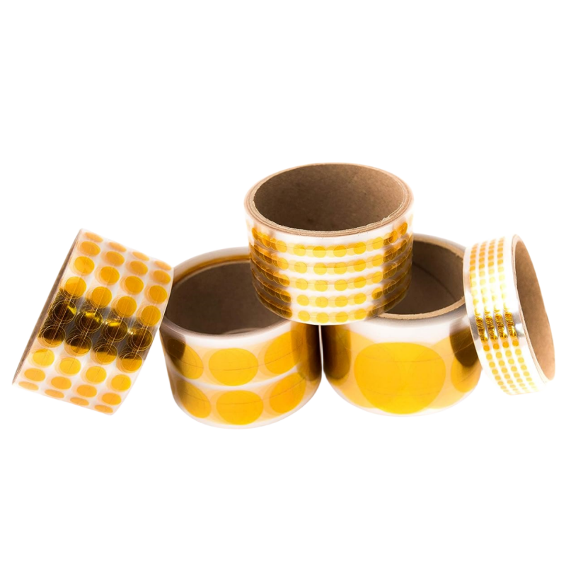 PI Goldfinger Single Battery Masking Sticker High Temperature Polyimide Insulation Tape Silicone for Die Cutting Processing