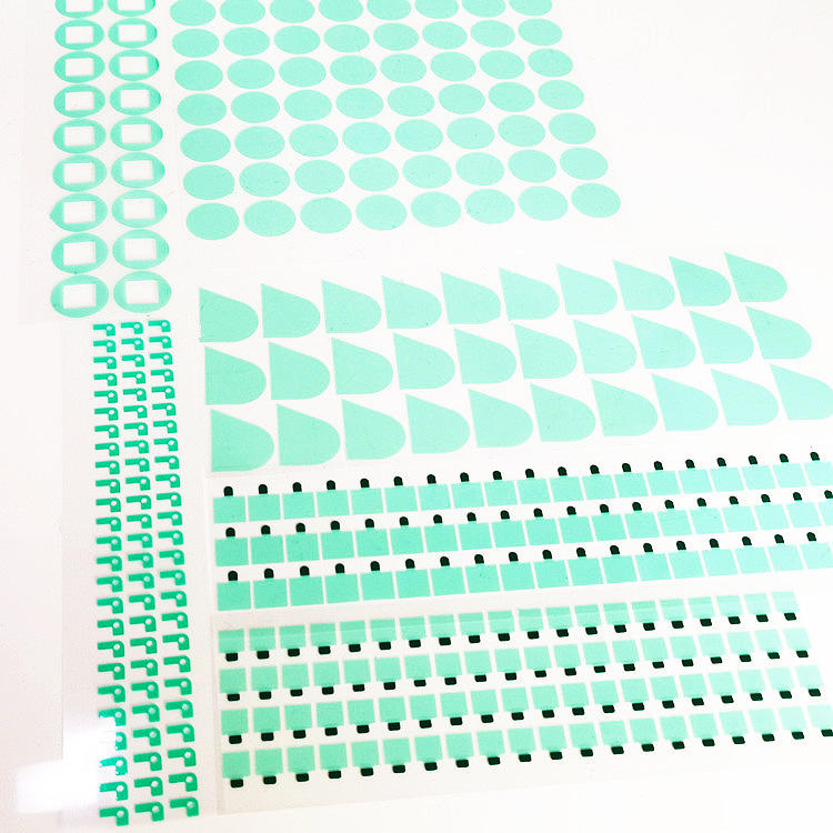 Die Cut High Viscosity Scratch Free High Temperature Resistant PET Green Adhesive