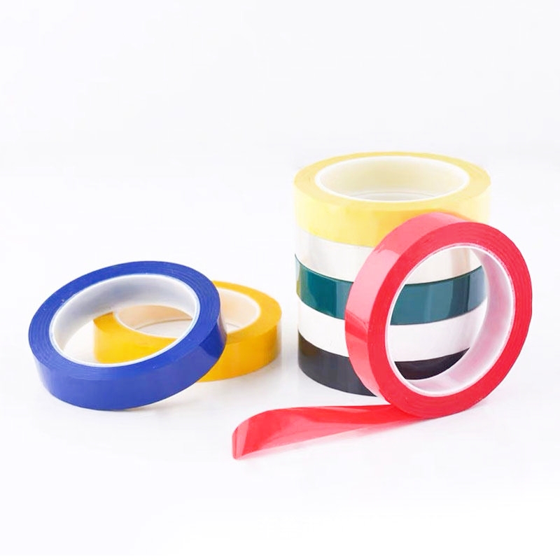 Colourful High Temperature Resistance Polyester Mylar Film Tape Electrical Insulation Mylar Adhesive Tape for Transformer Cable