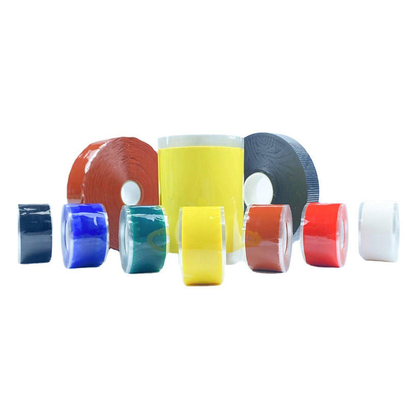 Custom Non Adhesive Hose Leak Waterproof High Pressure Plumbing Repair Silicone Grip Self Fusing Tape