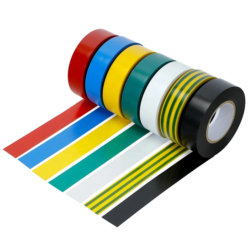 Multicolour Vinyl Pvc Insulation Tape Roll for Home Outdoor Electric Insulating Wire Wrapping