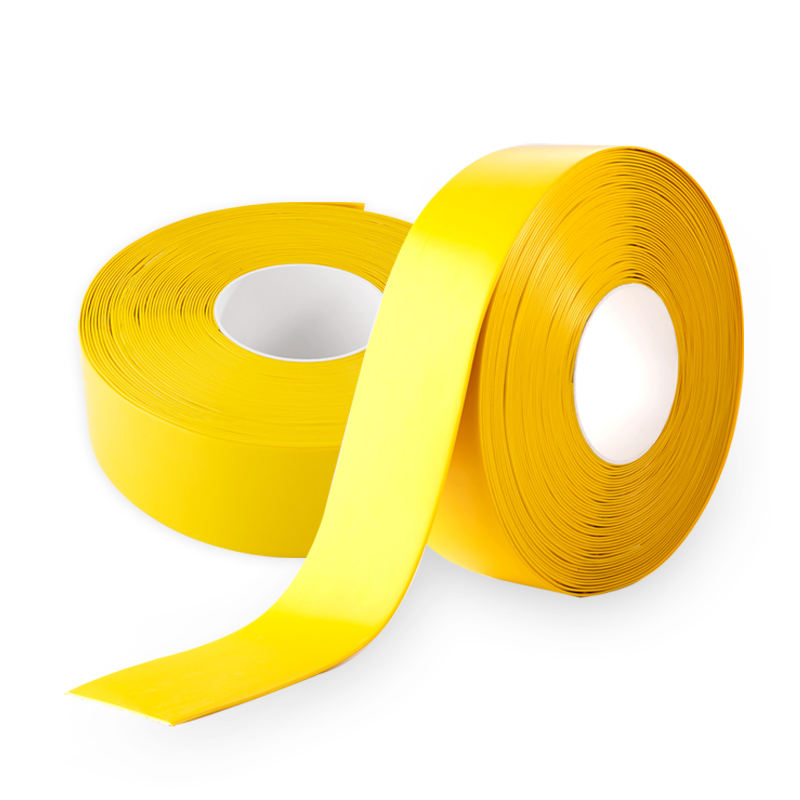 Yellow Black White PVC Vinyl Self Adhesive Heavy Duty Floor Safety Marking Tape for Concrete Floors