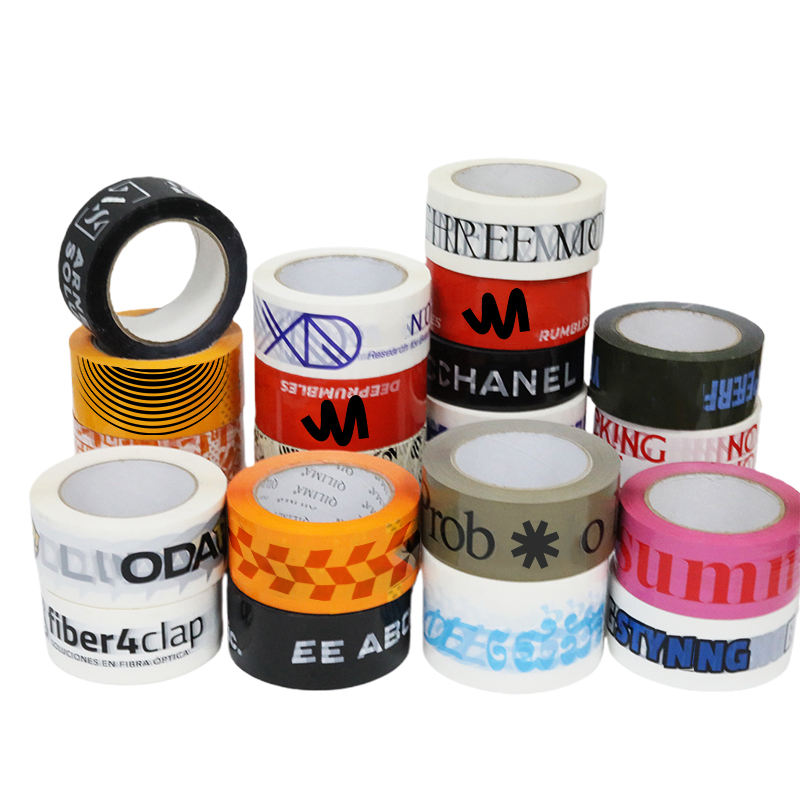 Branded Suppliers OPP Packaging Adhesive Cello Jumbo Roll Shipping Custom Logo Printed Clear Fragile Plastic Bopp Packing Tape