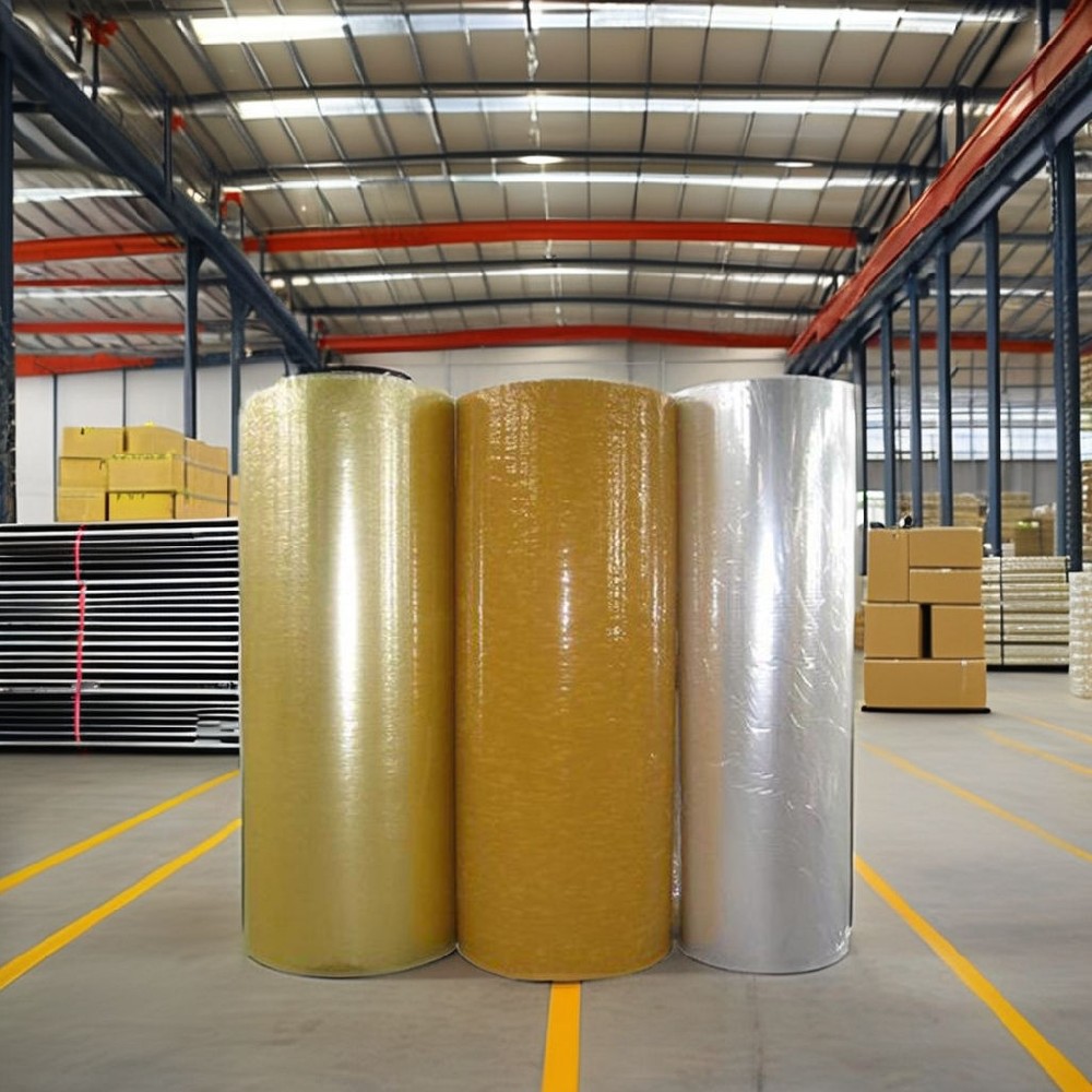 Manufacturing Self Adhesive Packing Tape Jumbo Roll Transparent Clear Opp Acrylic Bopp Tape Jumbo Roll 1280mm*4000m/6000m