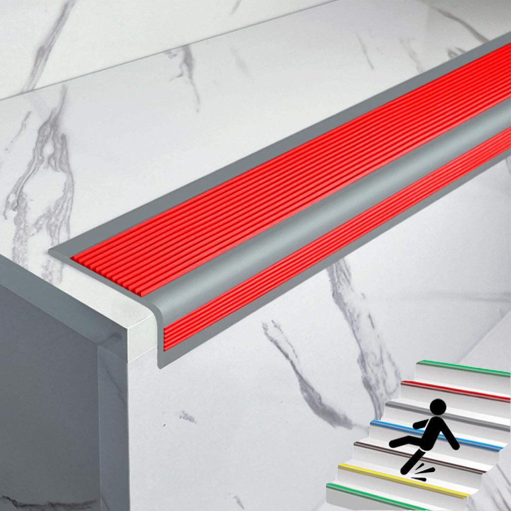 Wholesale L-Shape PVC Industrial Edge Protector Tape for Concrete Stairs - Waterproof & Abrasion Resistant