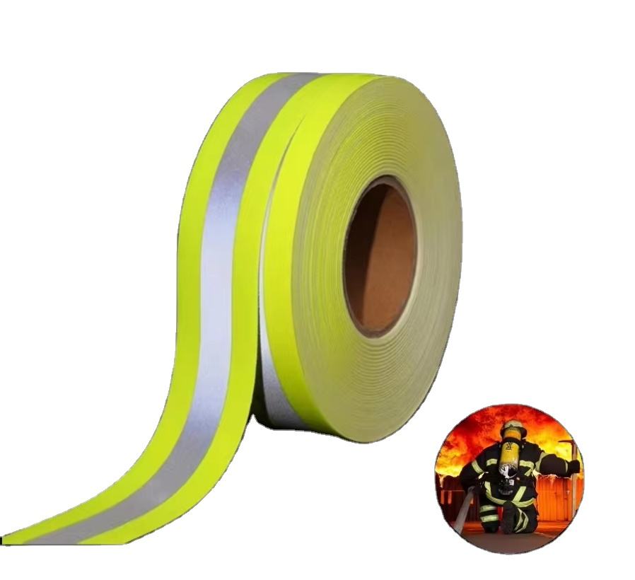 Oeko-Tex His Vis Sliver Reflective Retard Flame Resistant Fabric for Safety Clothing