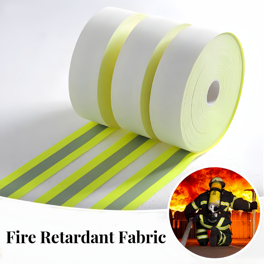 EN 20471 Free sample Cotton/Aramid Fr Flame Retardant Fireproof reflective Fabric tape