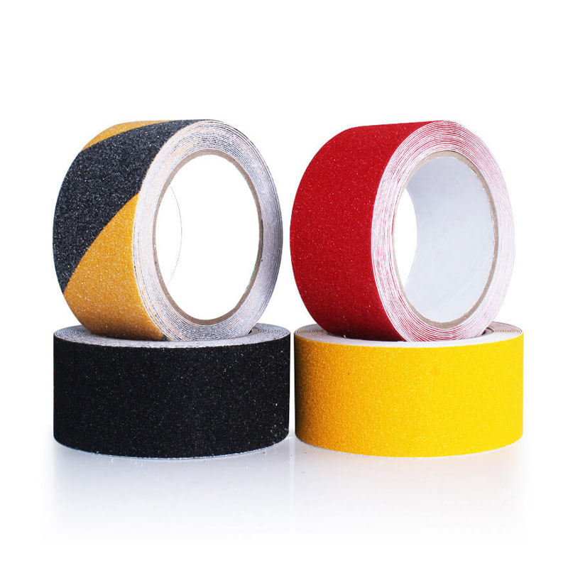 Customized PVC Tape Sandpaper Stair Black Warning Frosted Steps Bathroom Waterproof Anti slip Tape Stairs