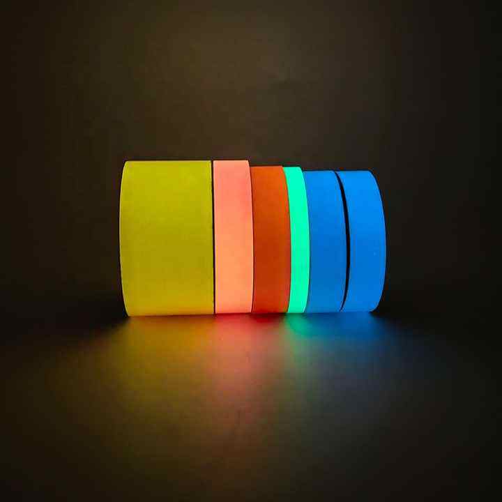 Glow in the Dark Stickers Film Wallpaper Paper Night Self Adhesive Tape Color Luminous Vinyl Thin Tape for Clothes or Stairs