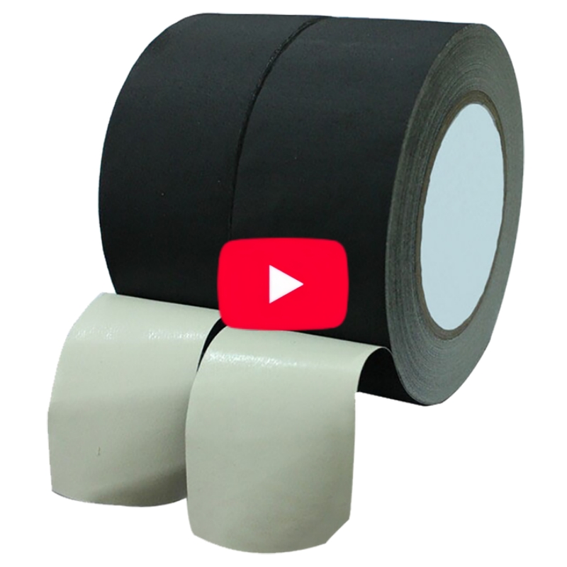 Strong Adhesive Black Cloth Matte Gaffer Tape