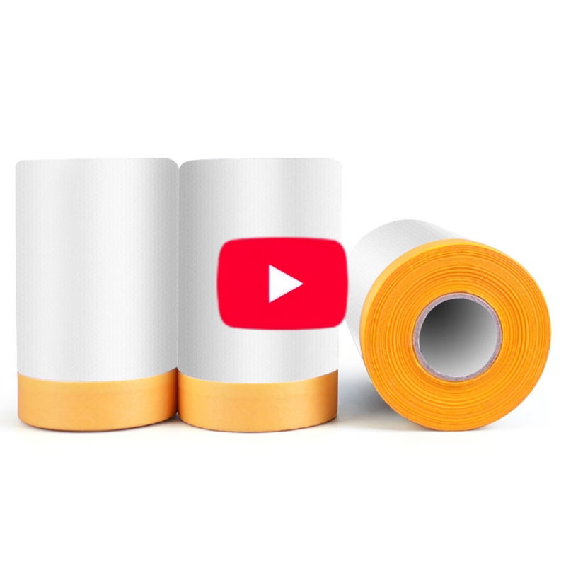 Pre Taped Masking Film
