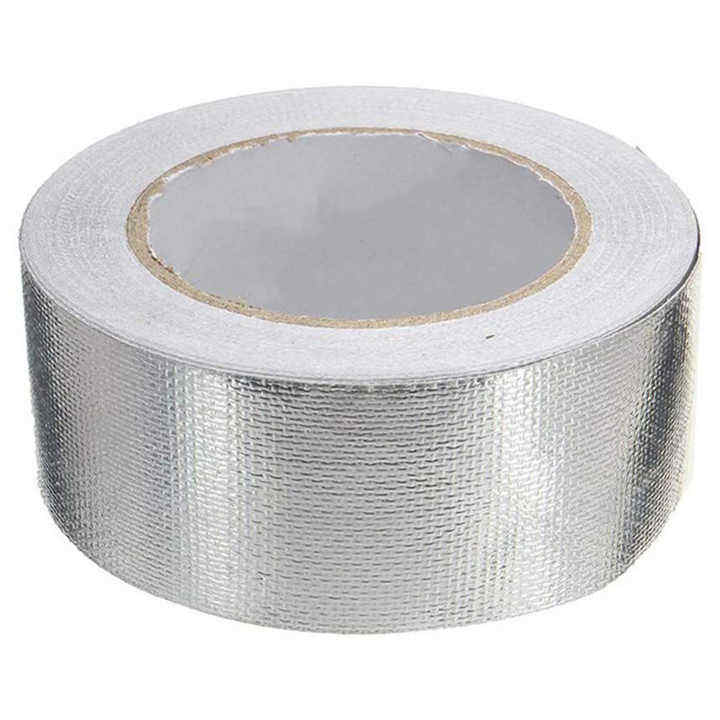 Flame Retardant Aluminum Foil Auto Adhesive Tape Automobile High Temperature Aluminum Foil Fiberglass Wire Harness Tape