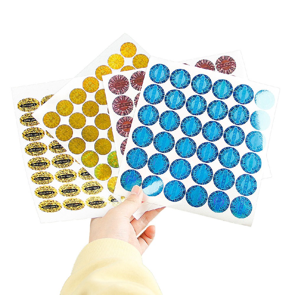 Custom Self Adhesive Logo Stickers Roll Permanent Vinyl Labels Weatherproof and Scratch Proof for Industrial Product Use