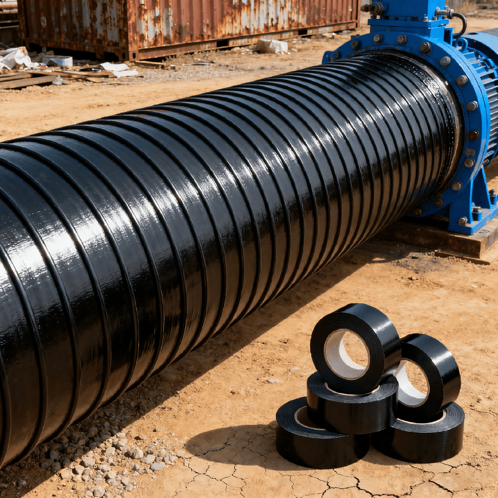 Vinyl Corrosion Protection Tape for Copper Pipe, Gas Pipe, Steel Pipeline Welding and Joints Sealing