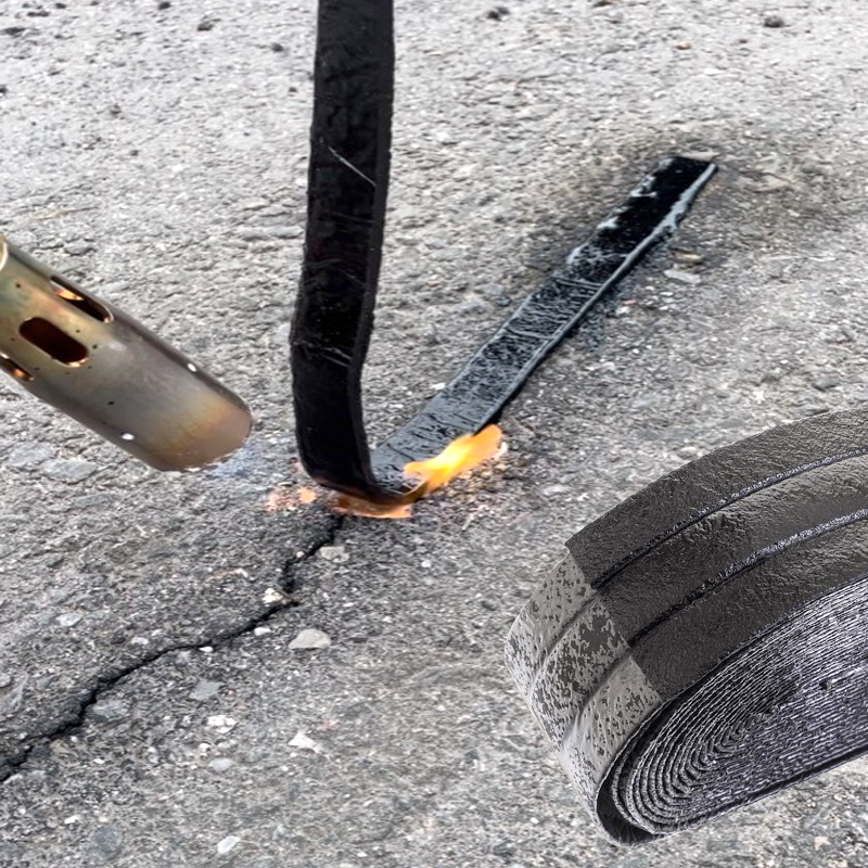 Hot Bitumen Crack Seal Tape Asphalt Crack Tape Self-Adhesive Repair Tape for Repair Cracks