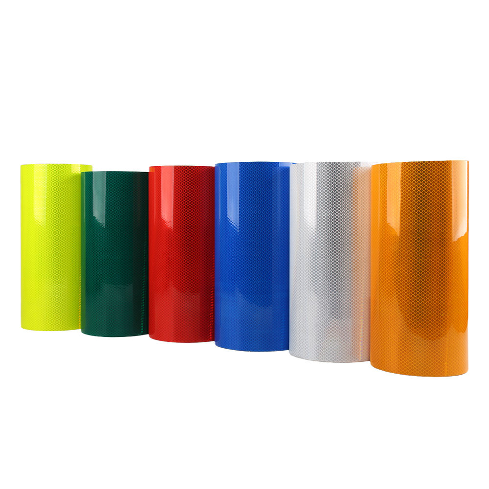 Diamond High Intensity Grade Prismatic Adhesive HIP Reflective Sheeting Film Acrylic Reflective Sheeting Vinyl for Road Signs