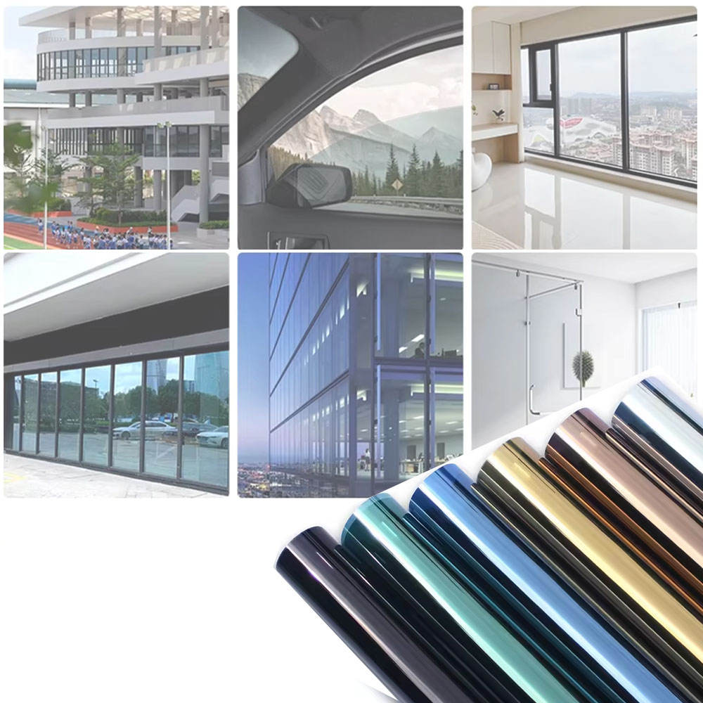 Custom 2mil Glass Window Film Mirror Reflective One Way Vision Privacy Window Film