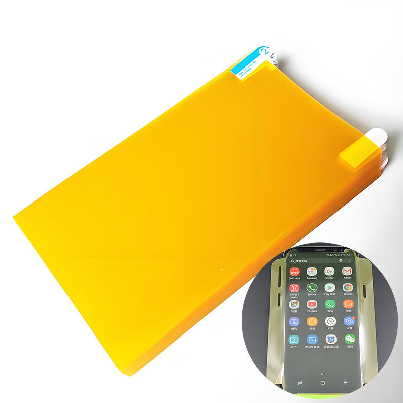 Custom Universal Transparent Anti-scratch 3D TPU Hydrogel Screen Protector Roll Film Premium Customizable Protector