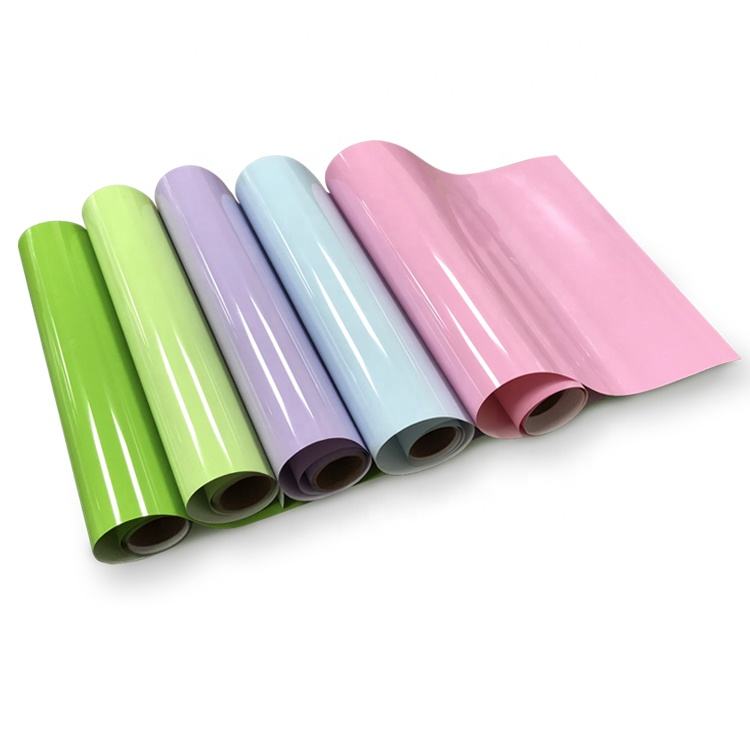 Iridescent Orange Luminous High Temperature PU Film Wholesale Clothing Heat Transfer Vinyl Paper & Film