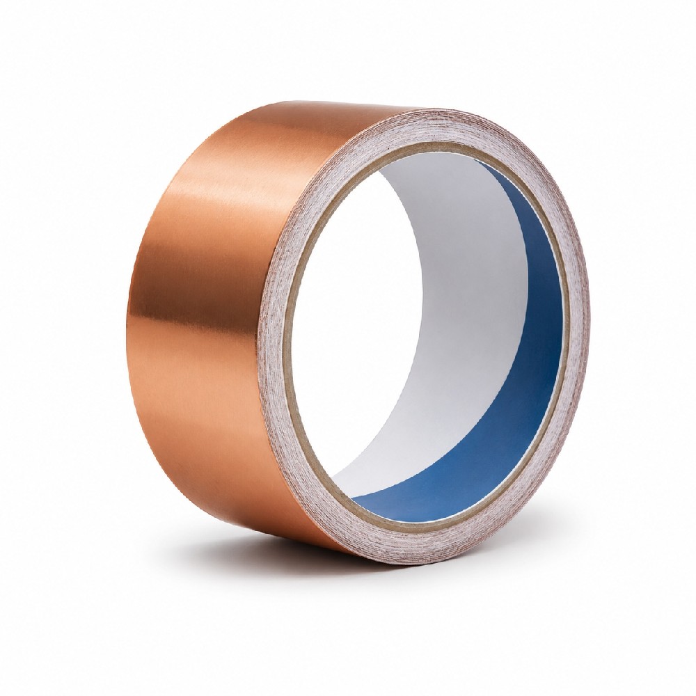 High Temperature Double Conductive Copper Foil Tape – 0.05mm Conductive Adhesive EMI Shielding Tape