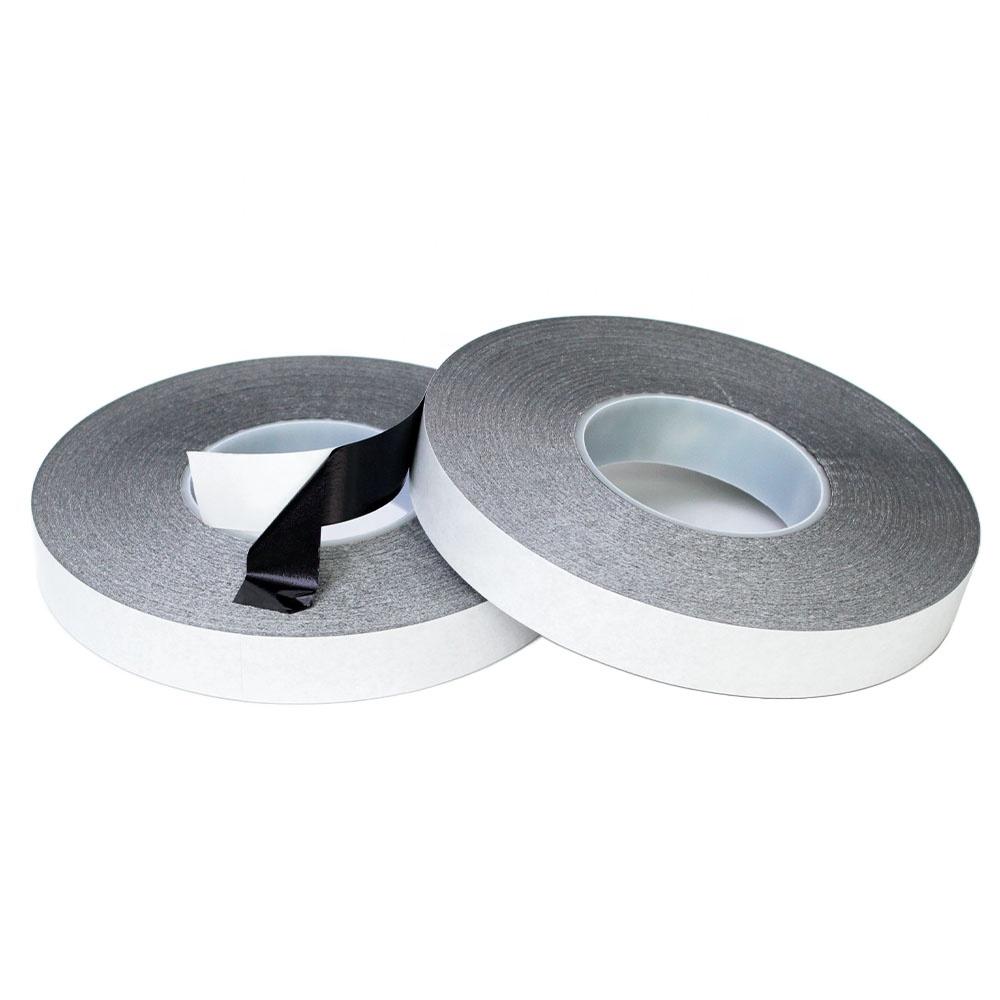 Double Sided PET Tape (Black Base with White Liner)